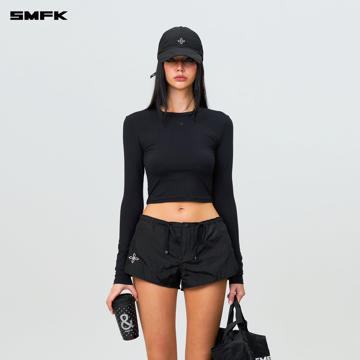 Compass Hug Embrace Skin Slimming Top Wilderness Black