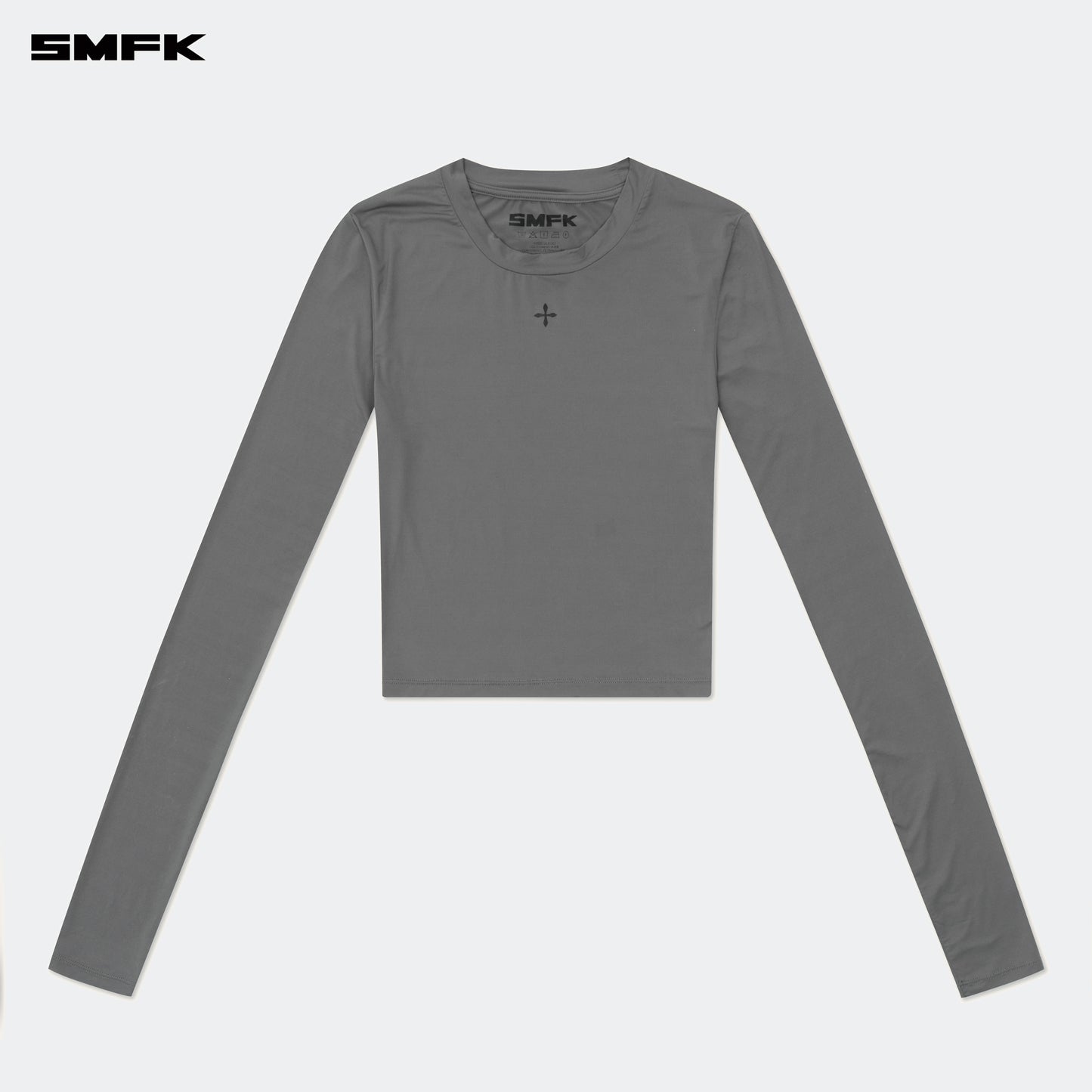 Compass Hug Embrace Skin Slimming Top Cement Gray