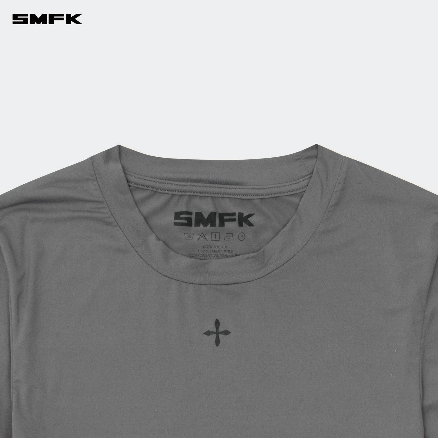 Compass Hug Embrace Skin Slimming Top Cement Gray