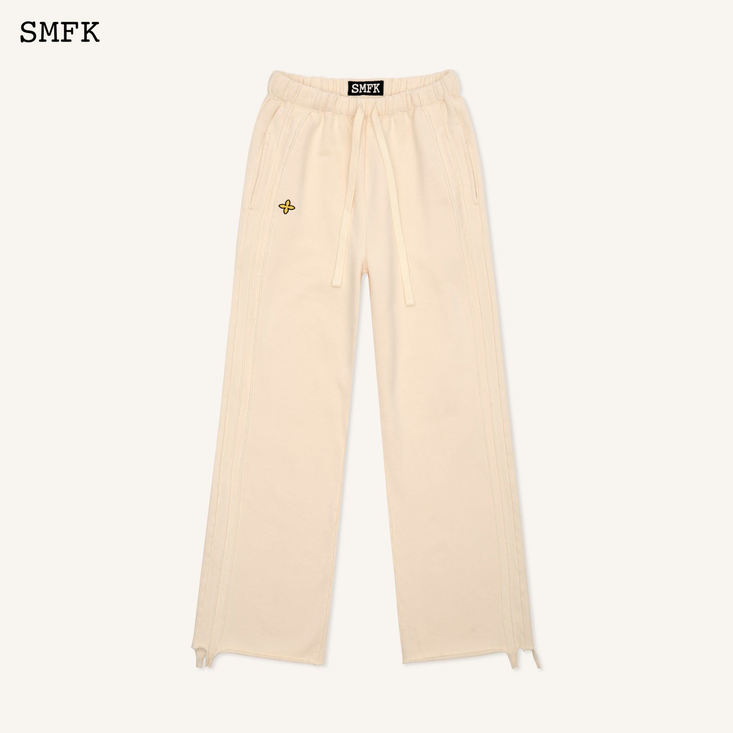 WILDWORLD CREAM SWEATPANTS CULOTTES