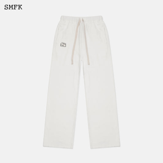 WILDERNESS WANDERING WHITE SPORT PANTS