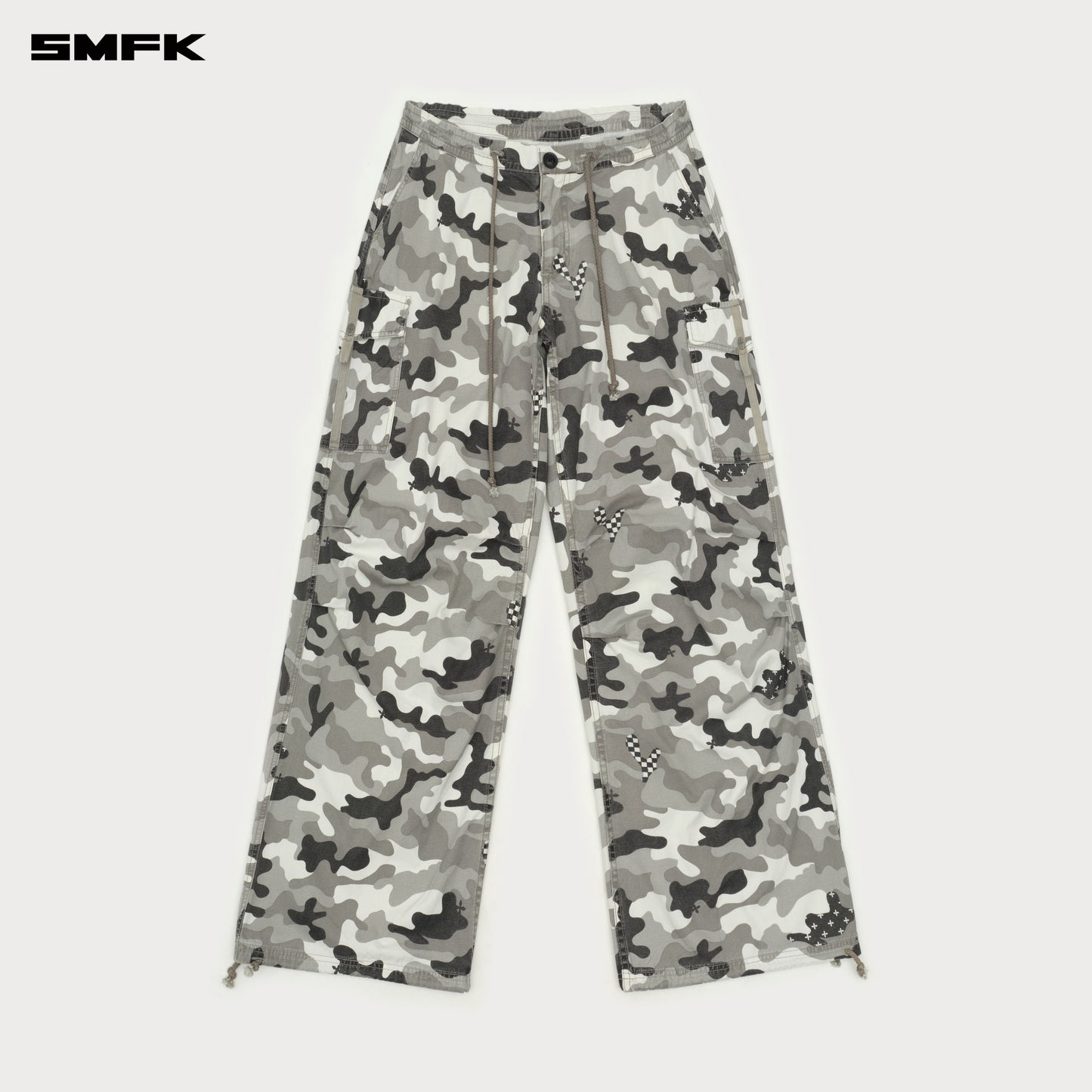 Compass Snow Camo Hunting Paratrooper Pants Snow Camouflage