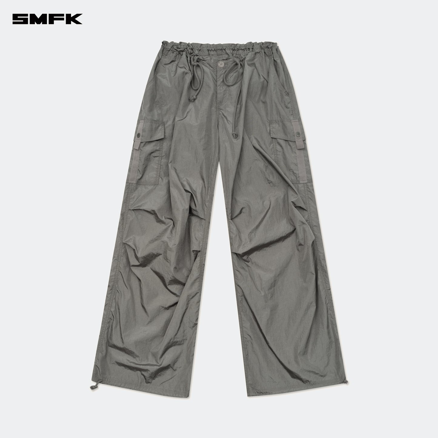 FUTURE Storm Storm Hunting Wide Leg Paratrooper Pants Cement Gray