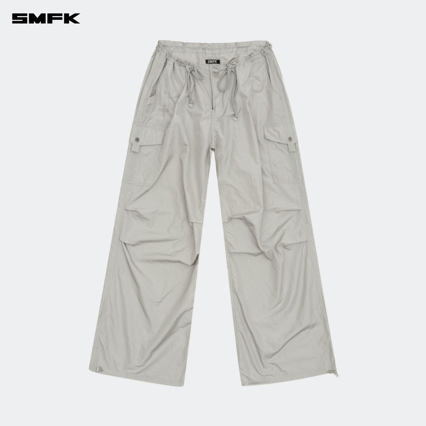 FUTURE Storm Storm Hunting Wide Leg Paratrooper Pants Star Silver