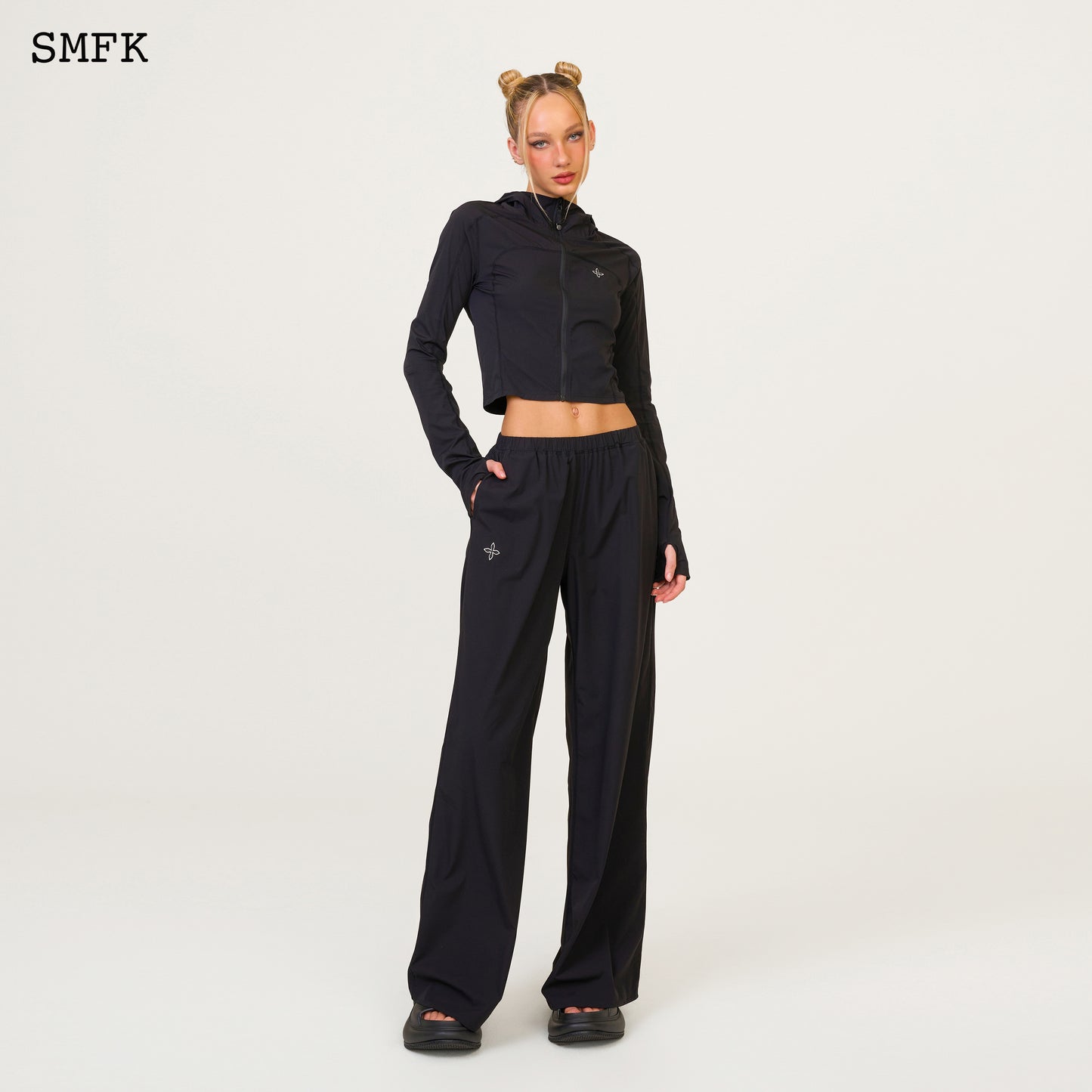 Compass Hug Hug Sun Protection Ultralight Skin Trousers Wilderness Black