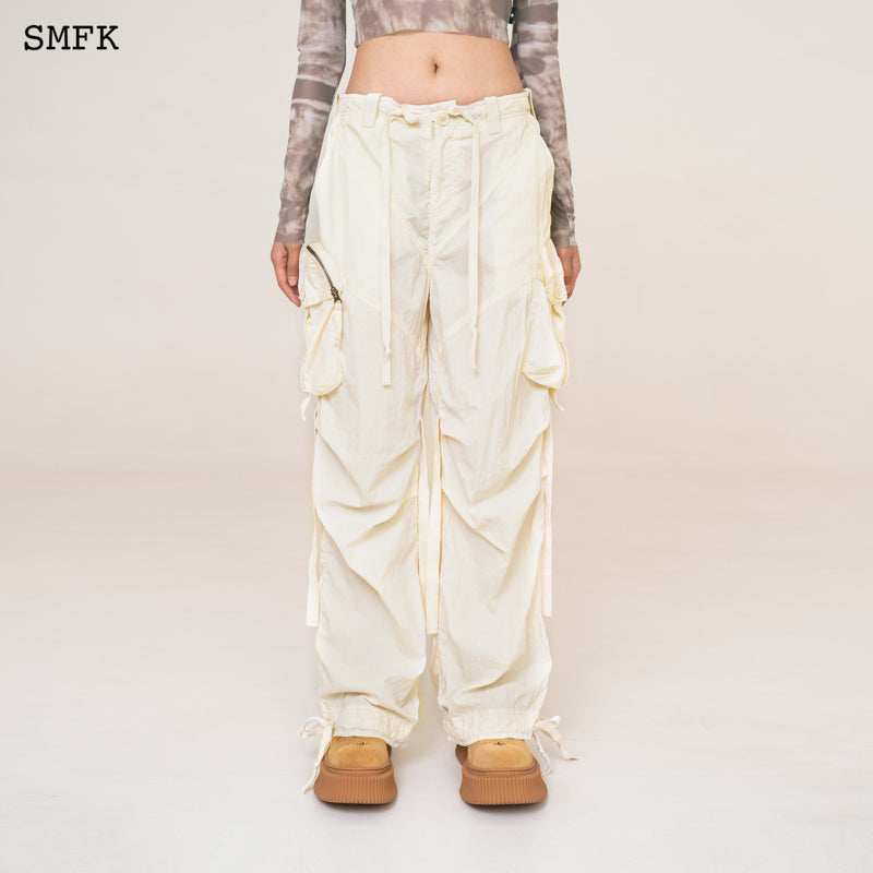 WILDWORLD VINTAGE CREAM PARATROOPER PANTS