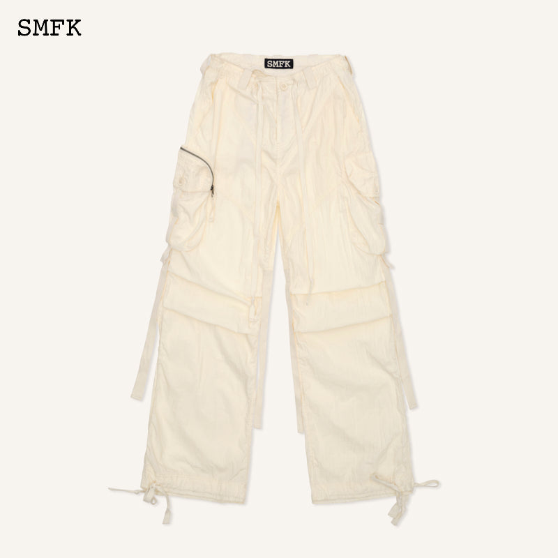 WILDWORLD VINTAGE CREAM PARATROOPER PANTS