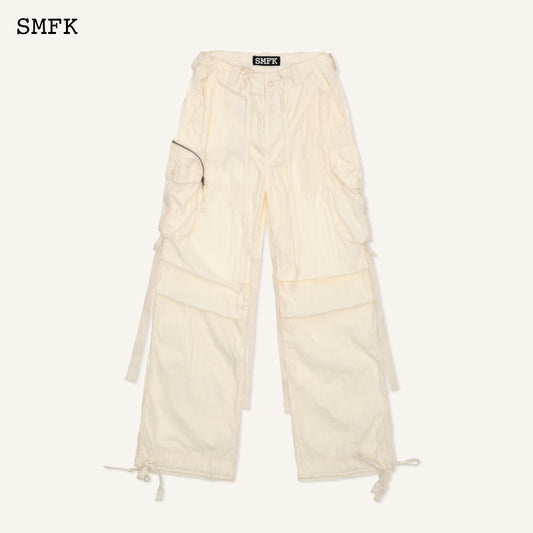 WILDWORLD VINTAGE CREAM PARATROOPER PANTS