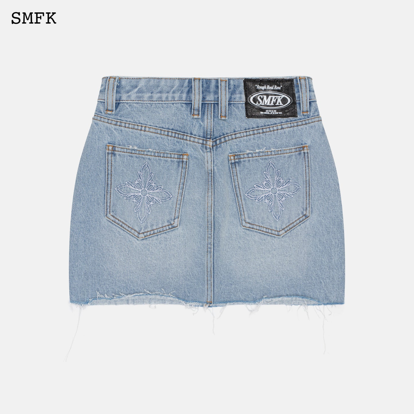 WILDERNESS WANDERING BLUE JEANS SHORT SKIRT