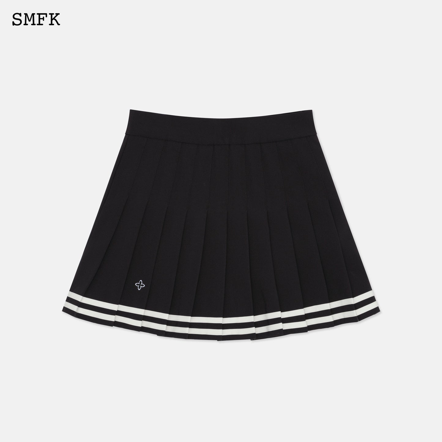 COMPASS ACADEMY BLACK PLEATED SKIRT