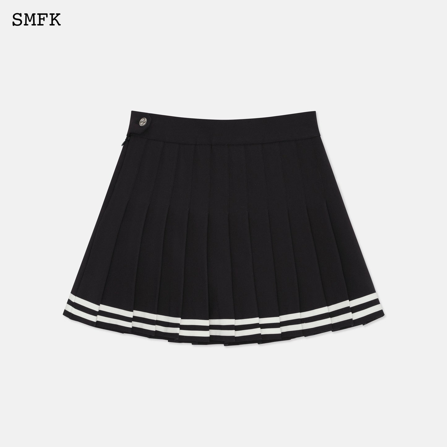 COMPASS ACADEMY BLACK PLEATED SKIRT