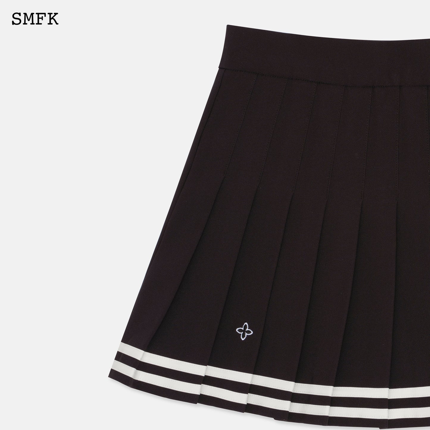 COMPASS ACADEMY BLACK PLEATED SKIRT