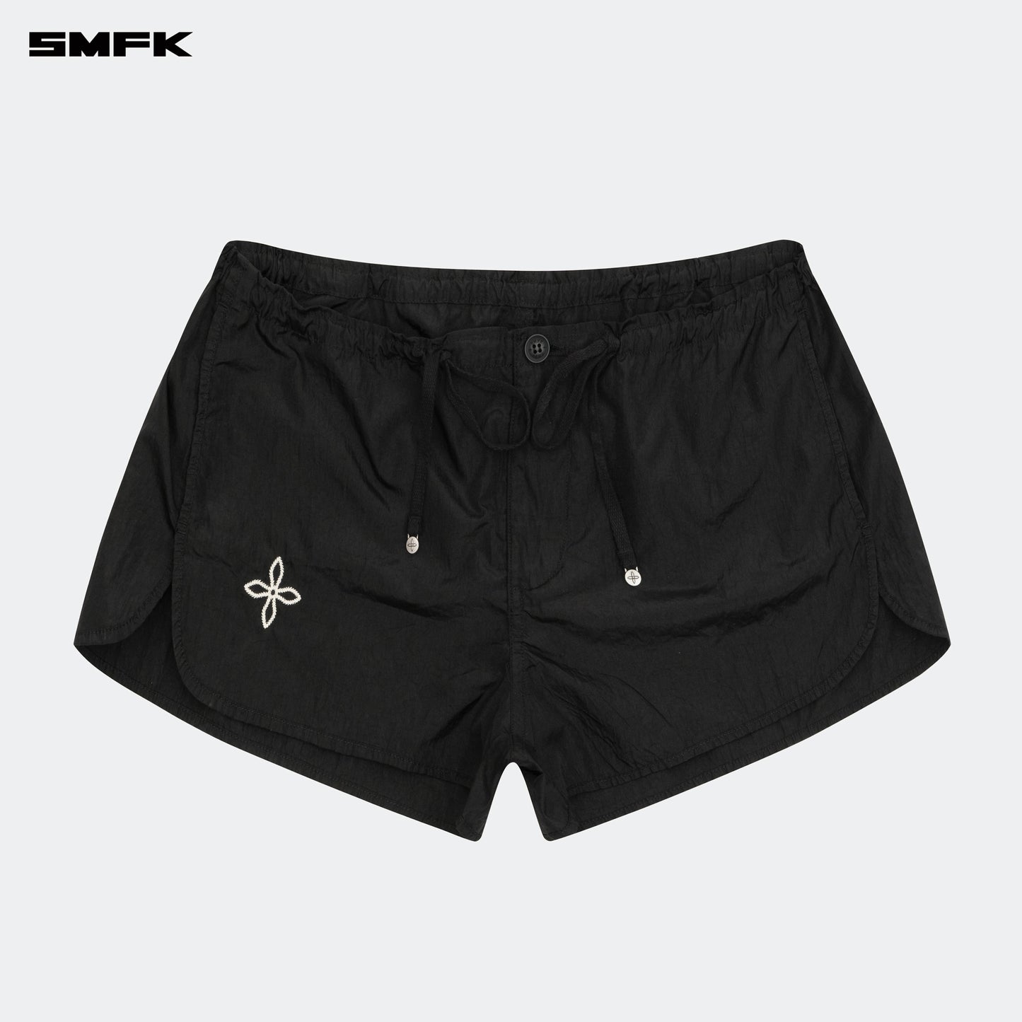 Ancient Myth Alloy Skin Low Rise Jogger Shorts Lightning Black