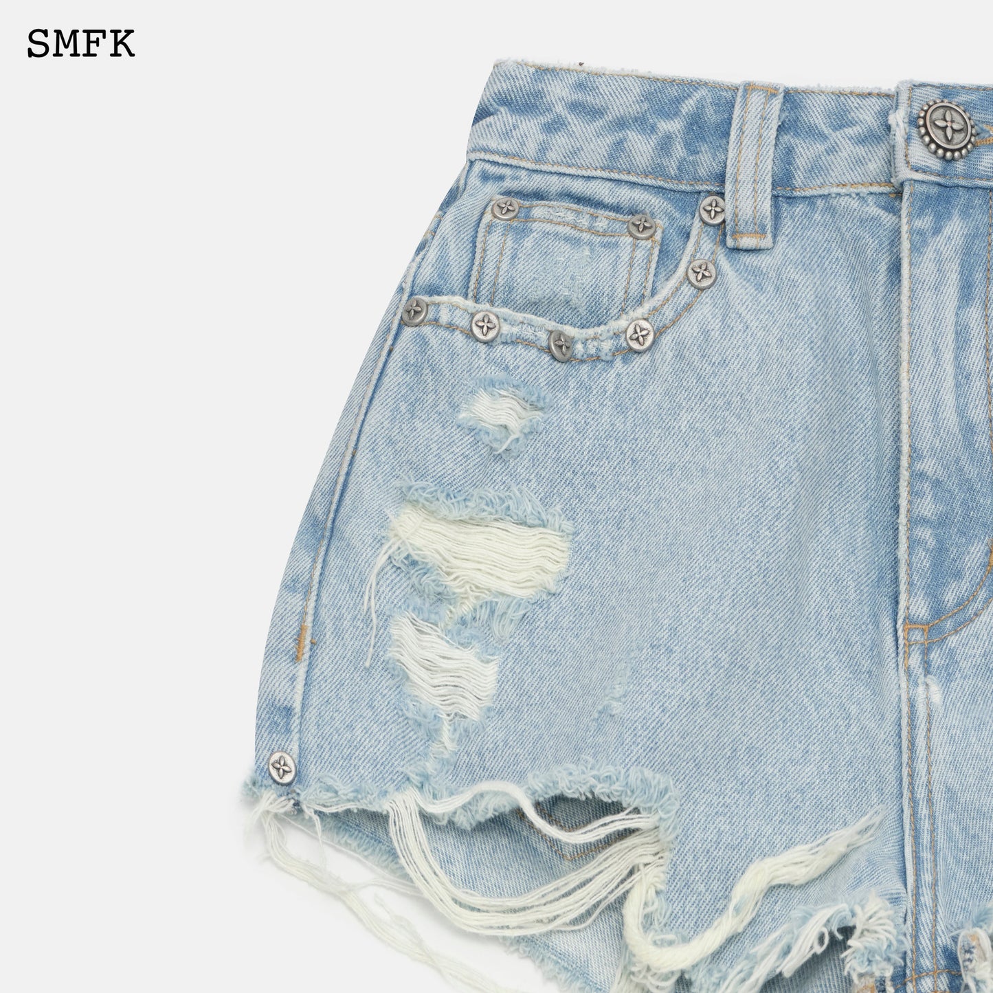 WILDERNESS ROCK BLUE SHORT JEANS