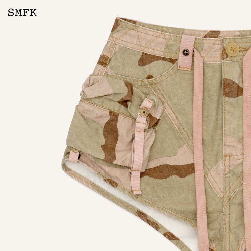 WILDWORLD DESERT CAMOUFLAGE PARATROOPER SHORTS