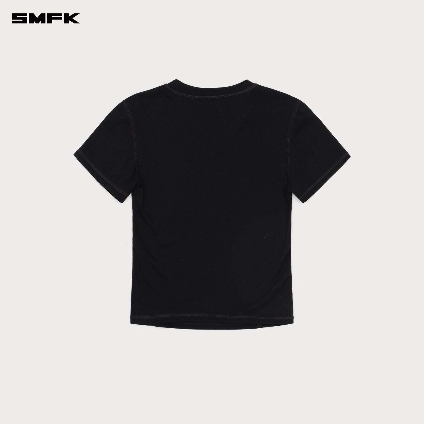 Compass Wave Body-shaping Skin Tee Wild Black