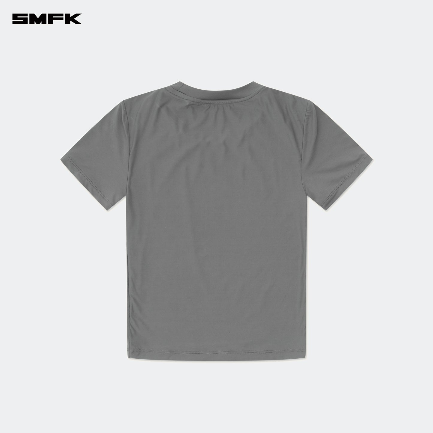 Compass Hug Embrace Skin Slim Fit Tee Cement Gray