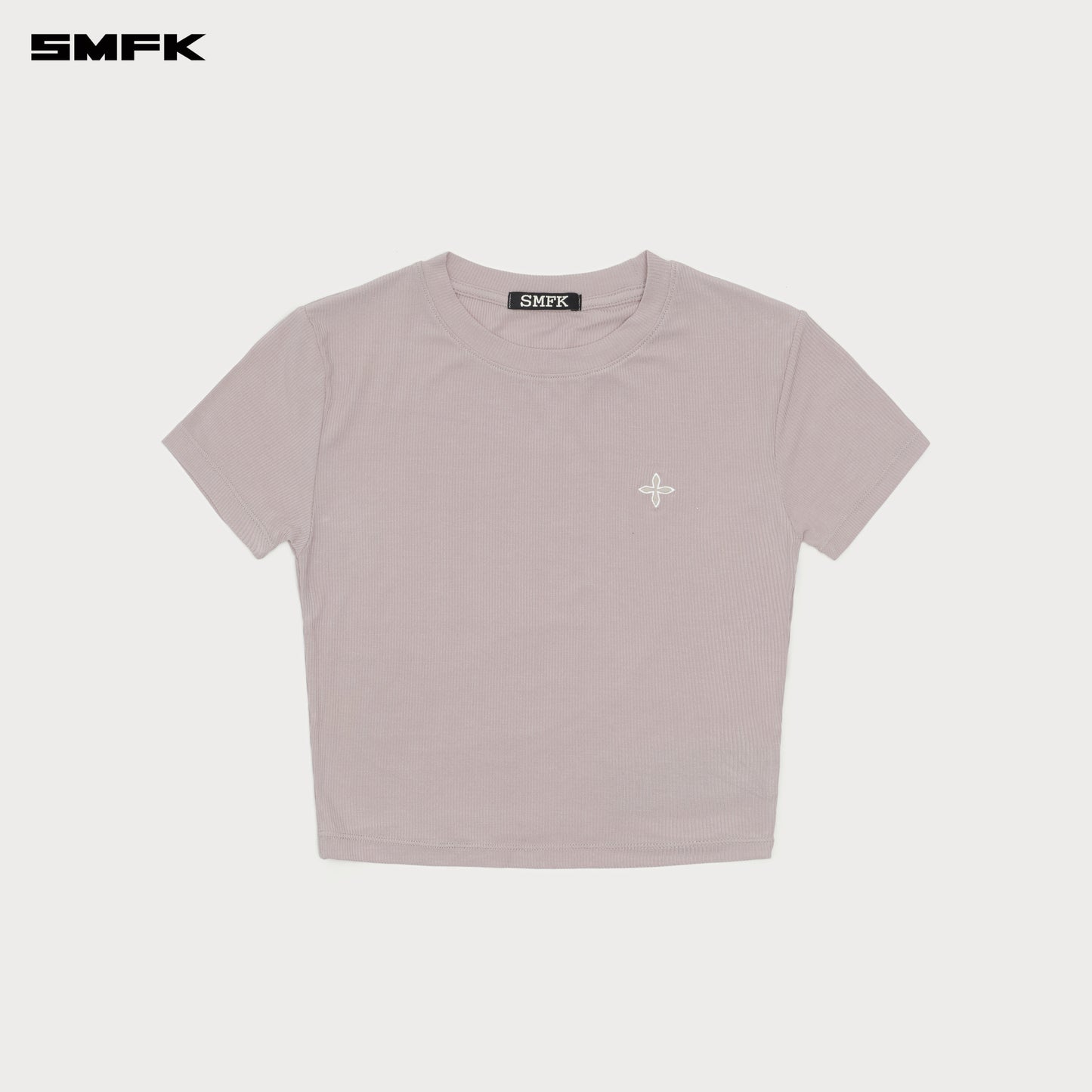 Compass Hug Embrace Skinny Sport Tee Dusty Gray