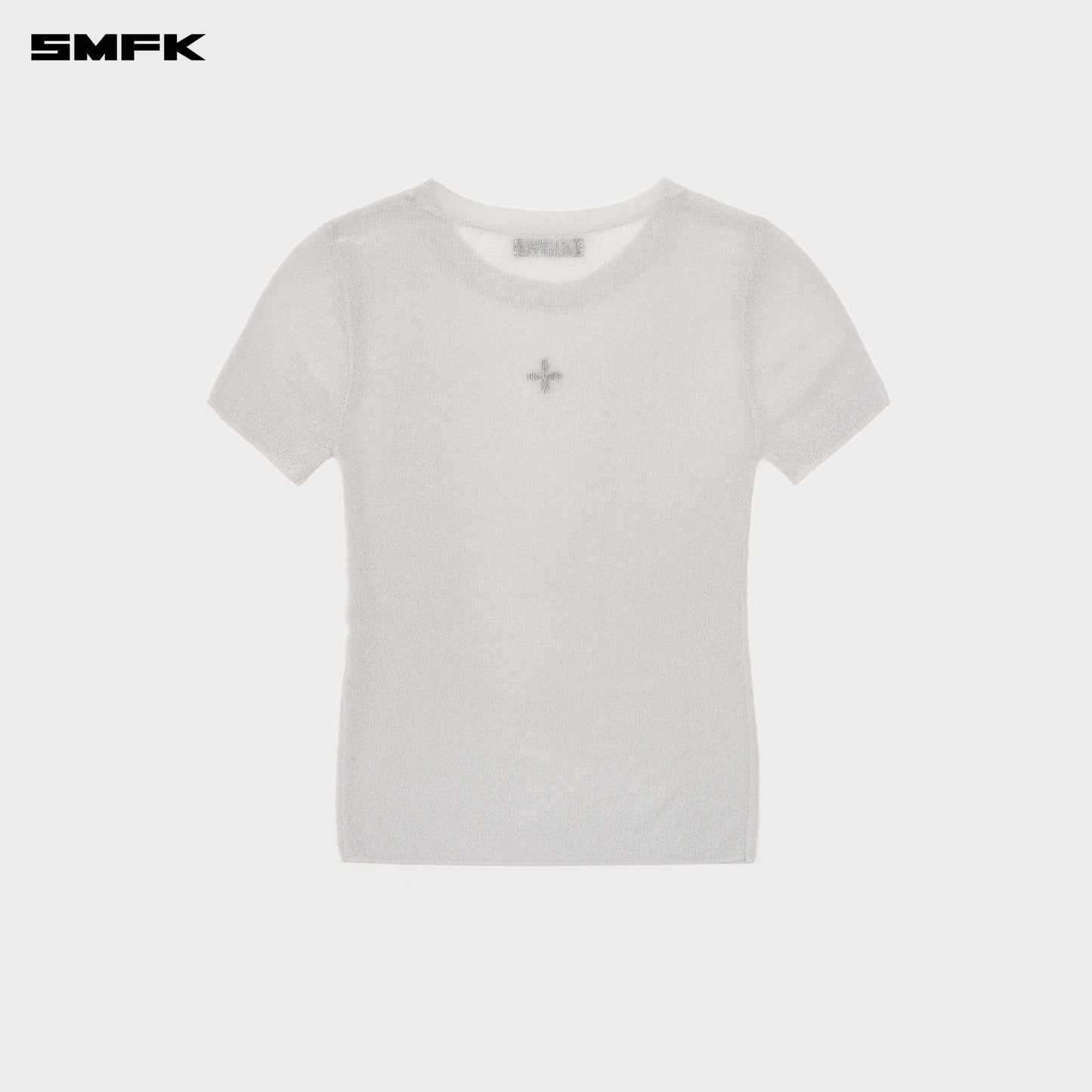 Compass Wild Mustang Nebula Knitting Tee Nebula Silver