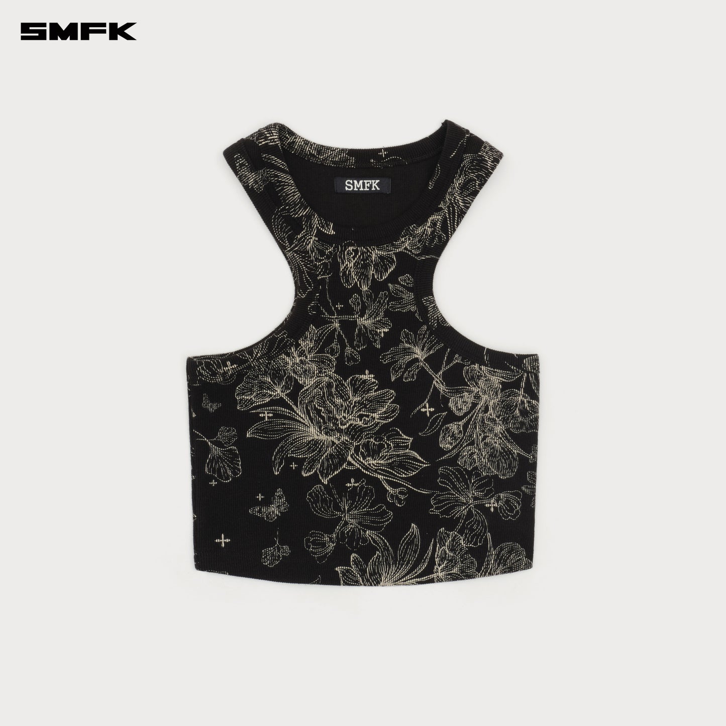 Compass Black Jade Garden Training Vest Black Magnolia Totem
