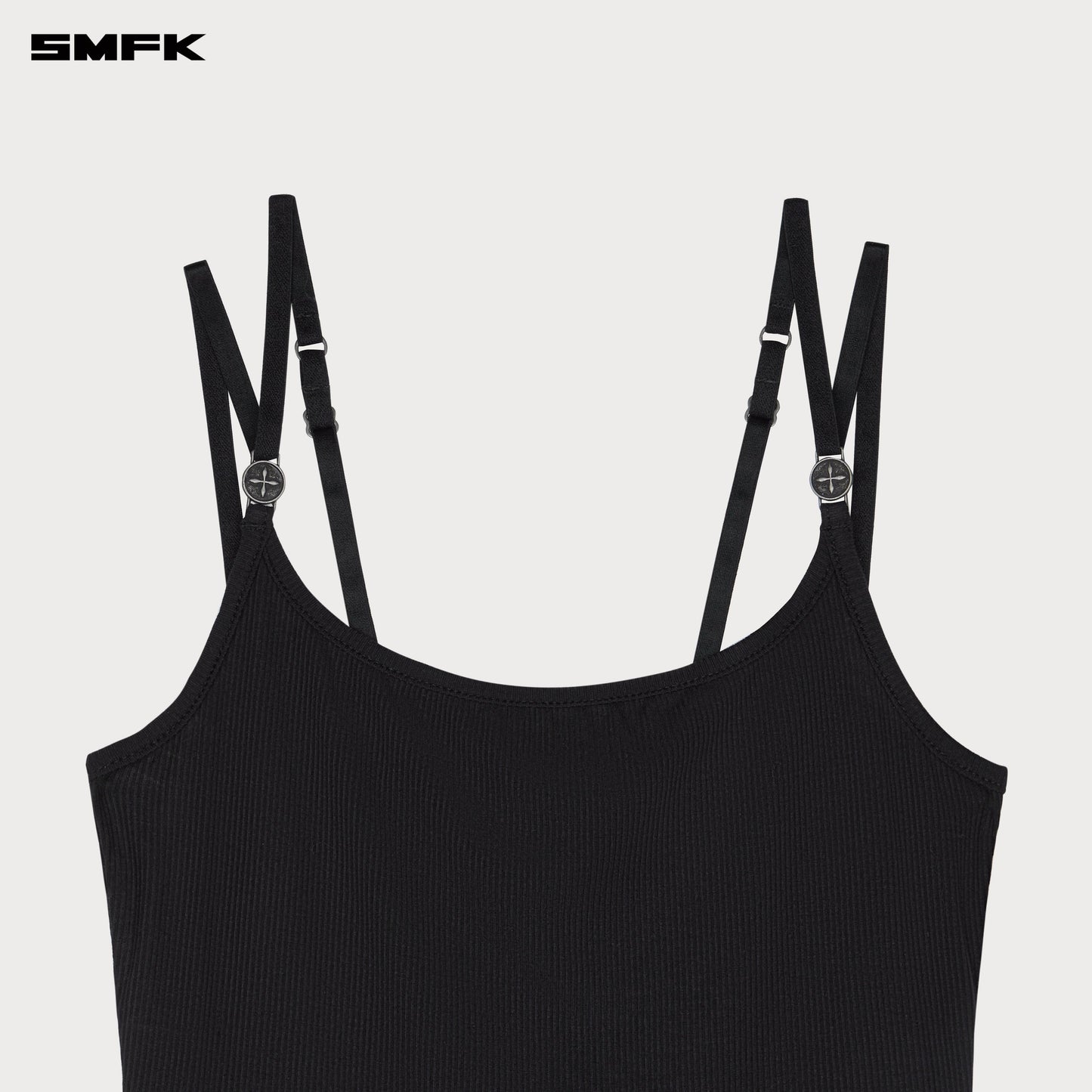 Compass Hug Slim Fit Athletic Camisole Wilderness Black