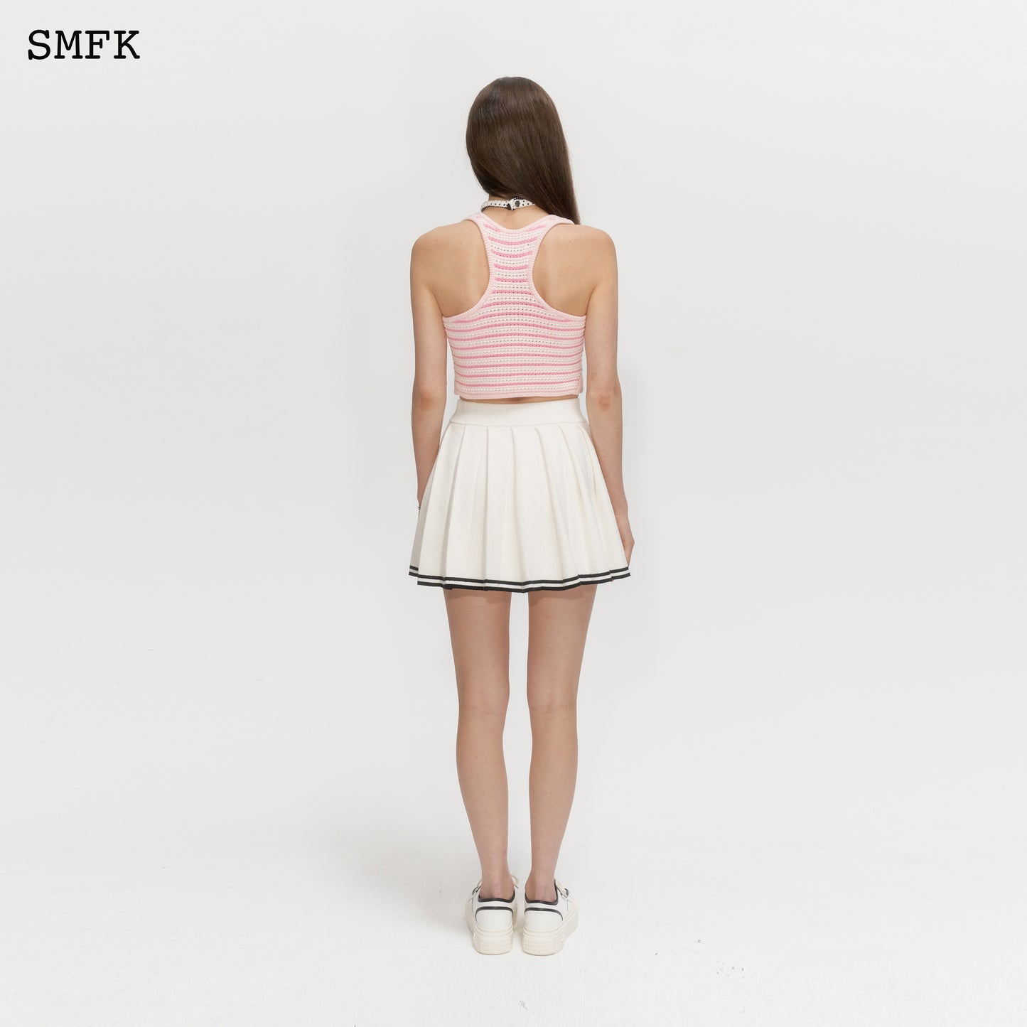 COMPASS PINK STRIPE VEST