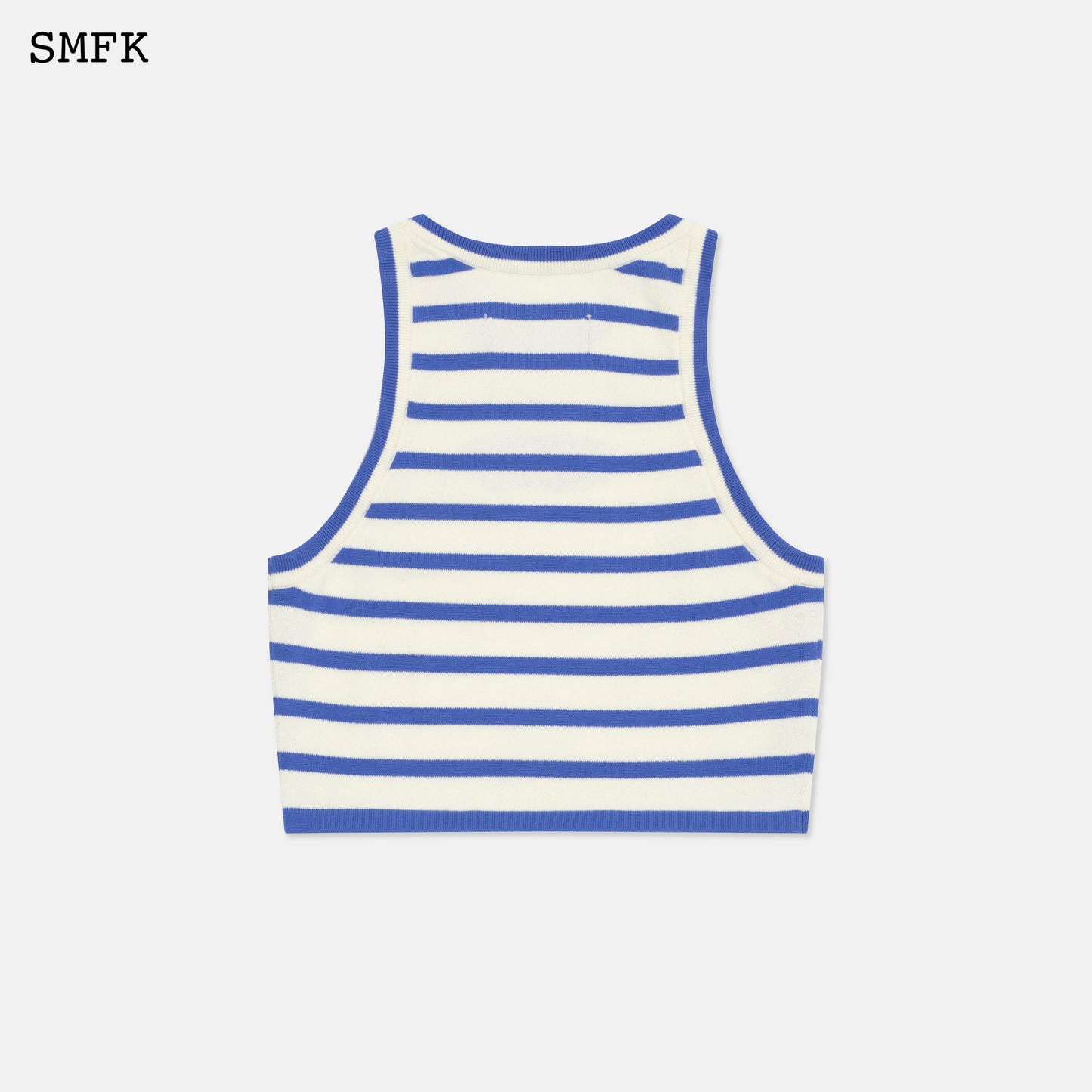 Compass Pima Cotton Blue Stripe Vest