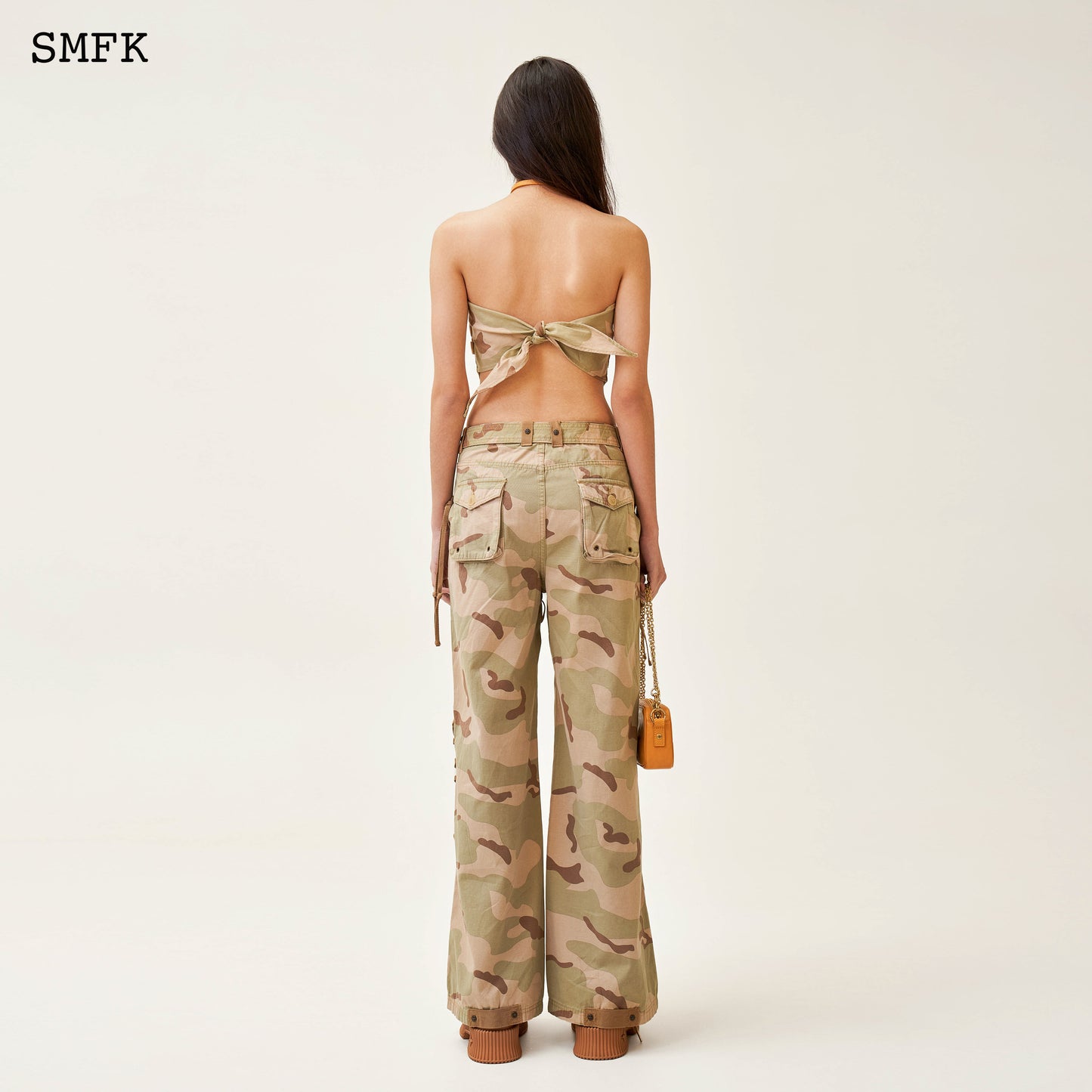 Ancient Myth Desert Camouflage Scarf Bustier Desert Camouflage