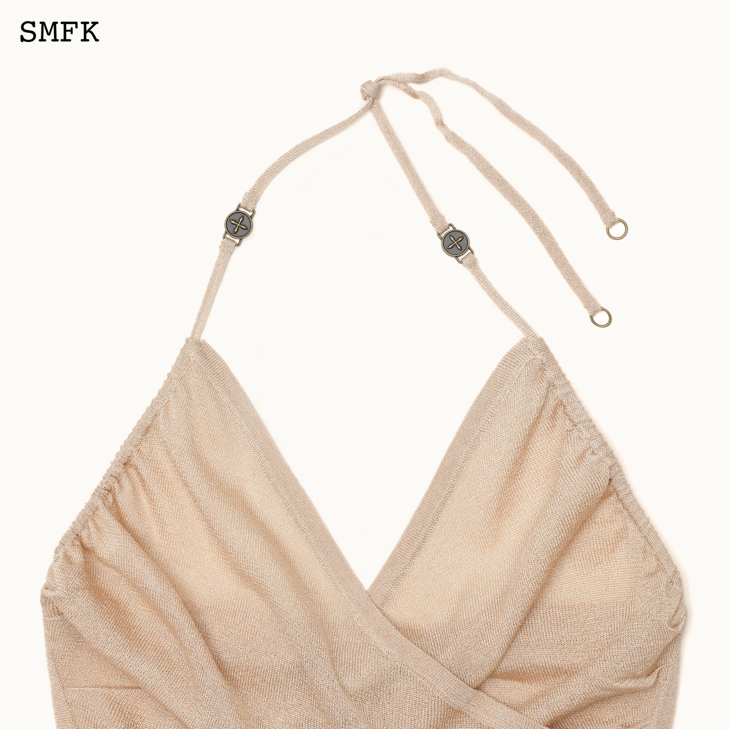 Ancient Myth Golden Snake Beach Camisole Gold Color