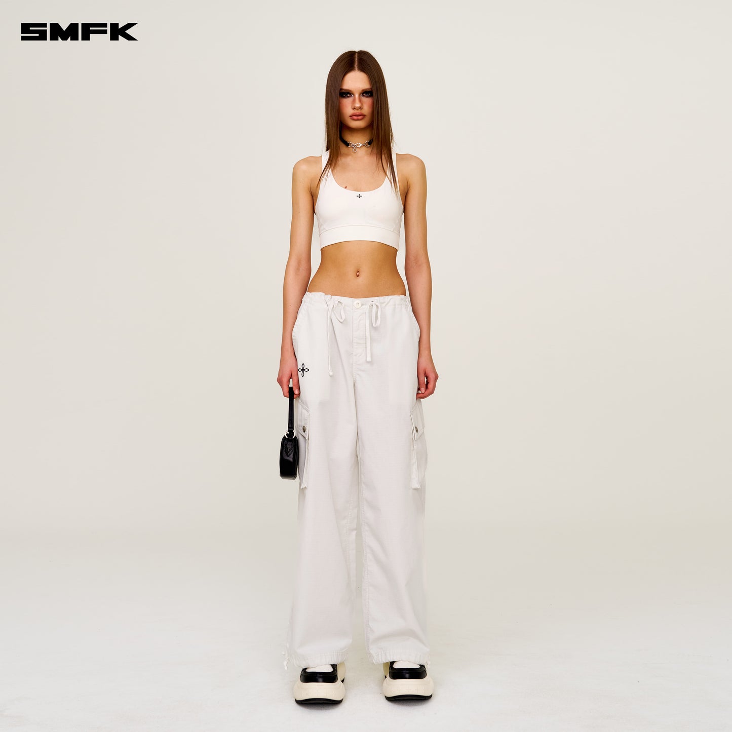 Future Wave One-piece Classic Body-shaping Vest Snowy Mountain White