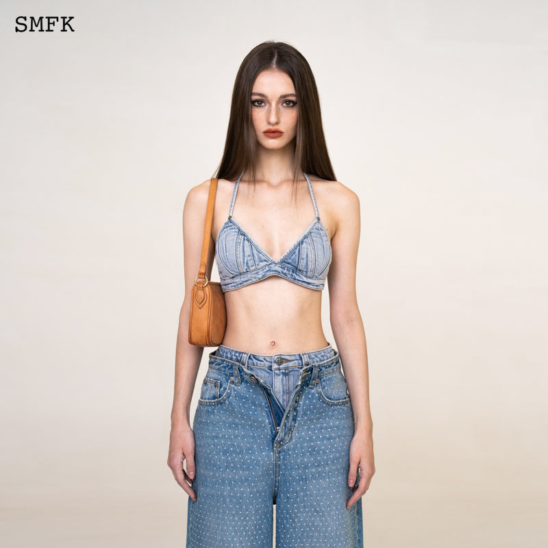 WILDWORLD RIDER DENIM BIKINI SKY BLUE