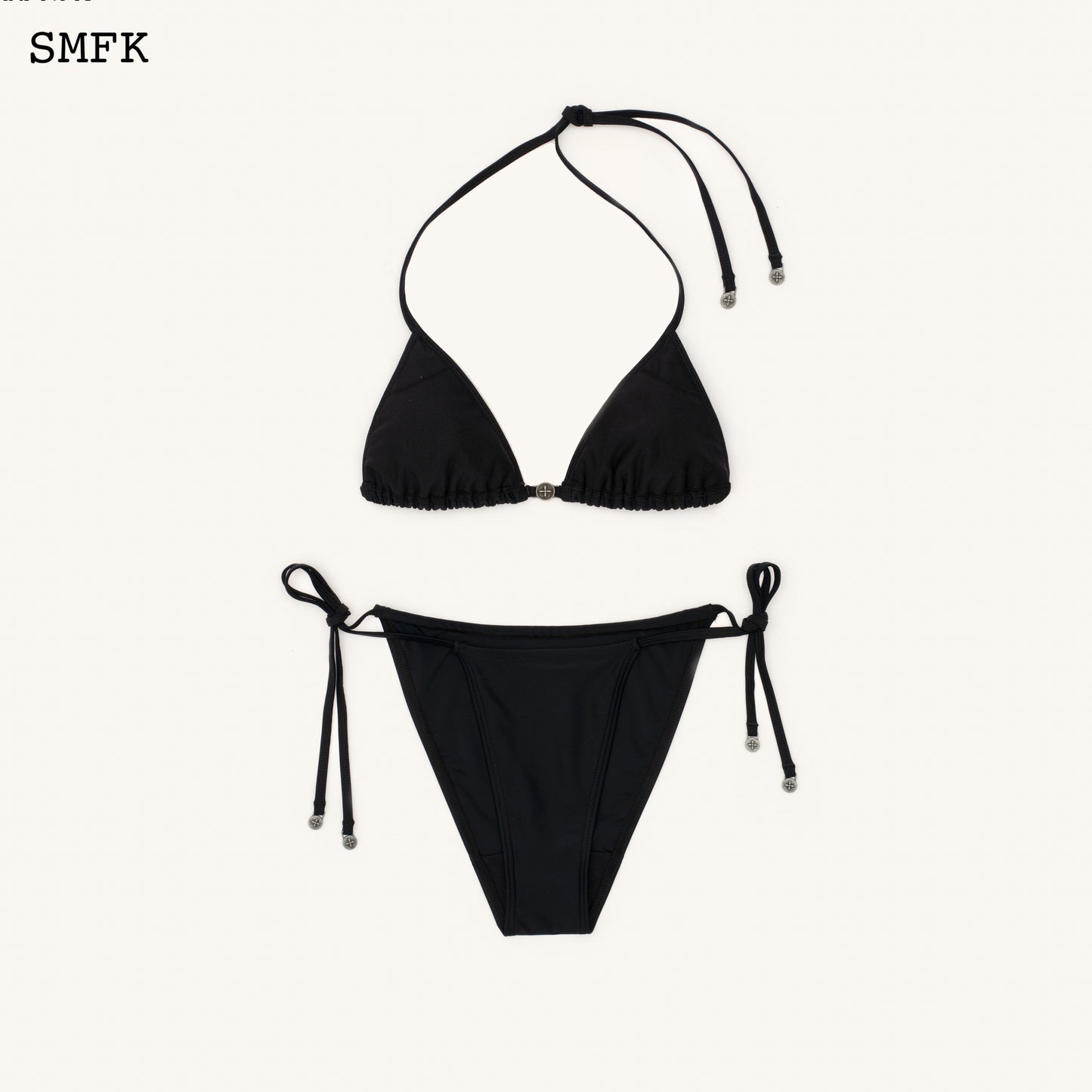 Compass Hug Embrace Classic Bikini Swimsuit Wilderness Black
