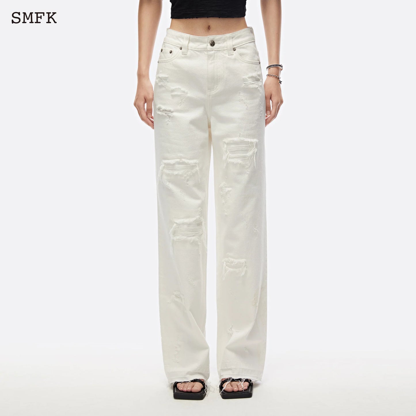 Dance Group Wandering Wide Leg Jeans