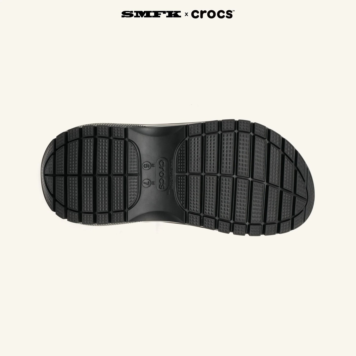 SMFK x Crocs Joint Collection Light Wheel Hole Shoes/Spotted Black