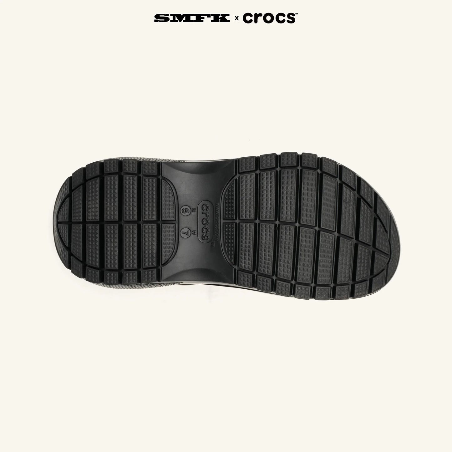 SMFK x Crocs Joint Collection Light Wheel Hole Shoes/Spotted Black