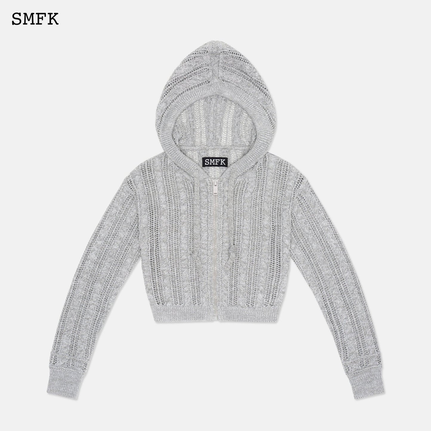 Wilderness Grey Starlight Knitted Hoodie