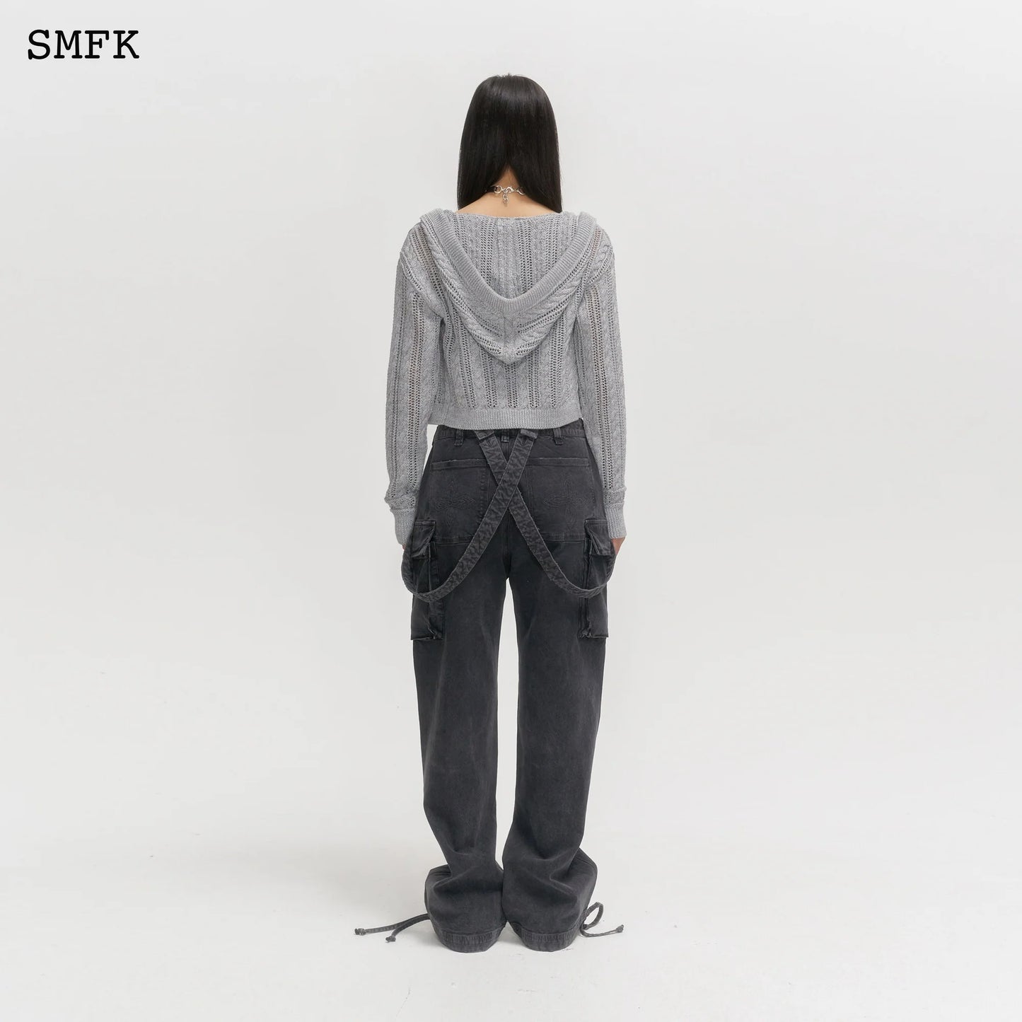Wilderness Grey Starlight Knitted Hoodie